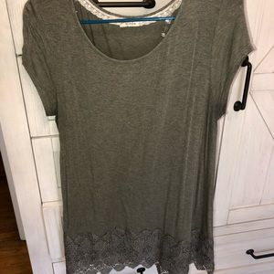 Rewind shirt used size large dark green